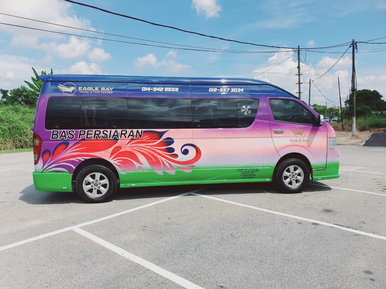 18 seater van